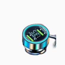 Caricabatterie da auto a doppia porta da 400 W 2024, super veloce, per presa accendisigari auto, caricabatterie rapido per cellulare.