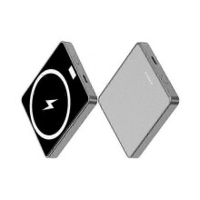 (Green) (Grey) E30 10000mah Magnetic Power Bank 15w Wireless Charging Pd + Qc 20w External Battery Pack Phone Charger