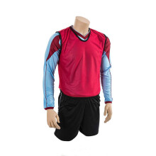 (4-9 Years, Red) Precision Childrens/Kids Plain Mesh Training Bib