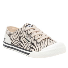 (4 UK, Black/White) Rocket Dog Womens/Ladies Jazzin Wales Trainers