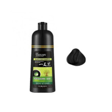 (brown, 1pcs) (1pcs, black) Yaguan Herbal Black Dew Shampoo, Black Hair Dye Shampoo 3-In-1 Dye Hair Colorin