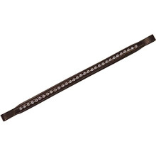 (Cob, Brown) Collegiate Large Diamante Leather Browband