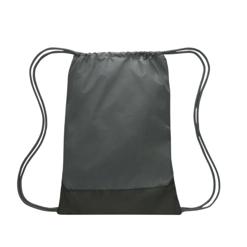 Nike (One Size, Grey/White) Nike Brasilia Logo Gym Drawstring Bag 1