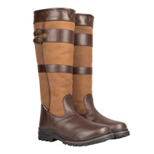 (6 UK, Brown) Hy Womens/Ladies Edale Long Buffalo Leather Country Boots