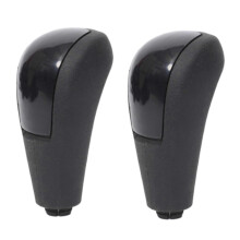 3X Pomo de palanca de cambios automático compatible con Focus 2005-2012 Cabeza de pomo de palanca de cambios manual de coche Handball Stic