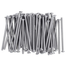 Viti a testa tonda Phillips in acciaio inox 304, M2.5 x 40 mm, confezione da 60 pezzi