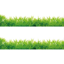 2x DIY-Wandaufkleber „Grünes Gras“, abnehmbar, wasserfest, für Schlafzimmer