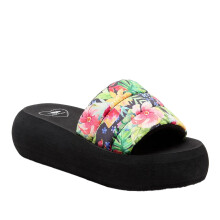 (6 UK, Black/Multicoloured) Rocket Dog Womens/Ladies Splash Bahama Flip Flops