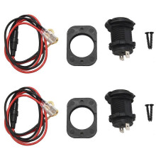 Distribuidor de encendedor de cigarrillos 2X Adaptador de encendedor de cigarrillos de 12 V para coche