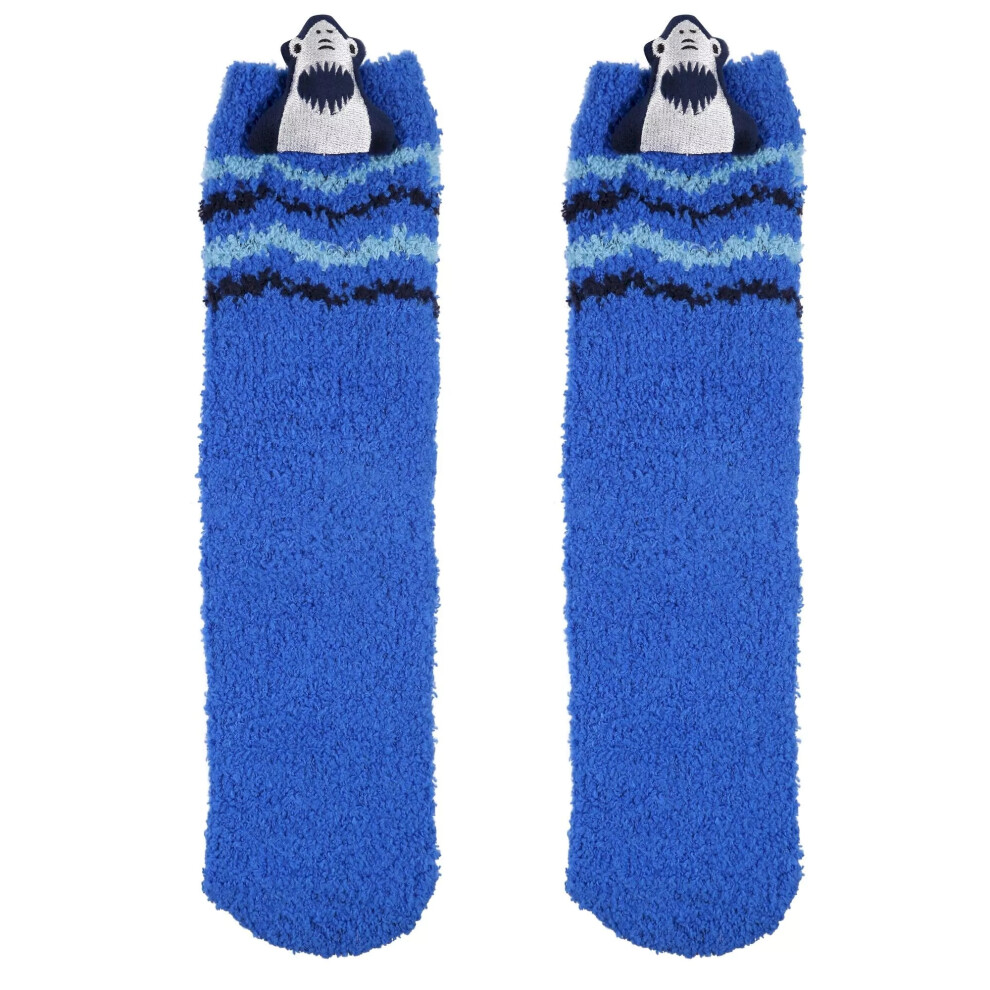 Regatta (10 Uk Child-12 Uk Child, Nautical Blue) Childrens/Kids Shark Socks