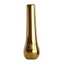 Décoration de bureau nordique pour la maison ou le bureau : vases de luxe plaqués or, vase à fleurs séchées, vase en céramique