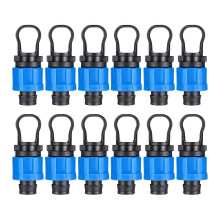 12 stuks eindkapjes voor druppelirrigatieslangen, universele eindkapfitting van 1/2 inch, compatibel met 16-1