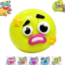 (Green) Smushers Squish Curiosities Dog Face Swap Soft Moldable Cute Slow Rise Relaxing