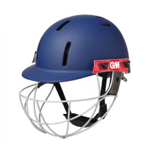 (52cm - 55cm, Navy) Gunn And Moore Boys Purist Geo Cricket Helmet