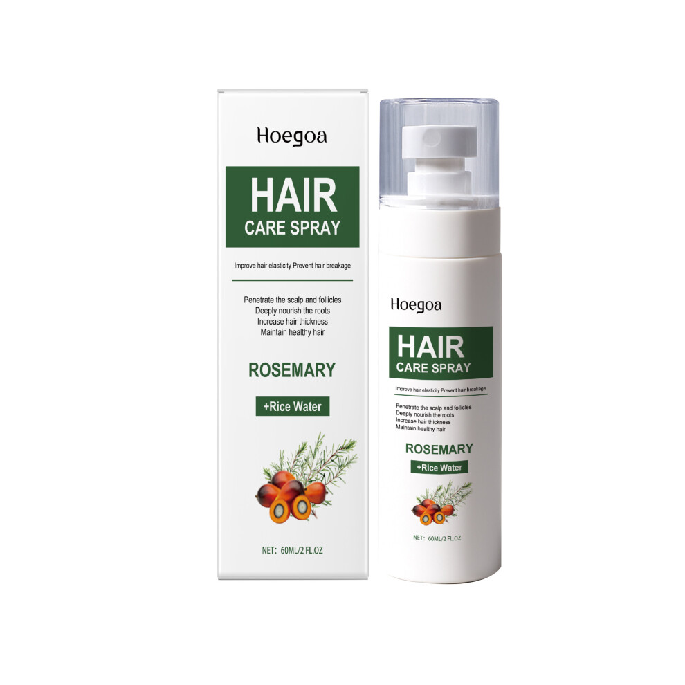 HOEGOA rosemary hair care spray refreshing fluffy herbal smooth and shiny portable spray daily care for hair