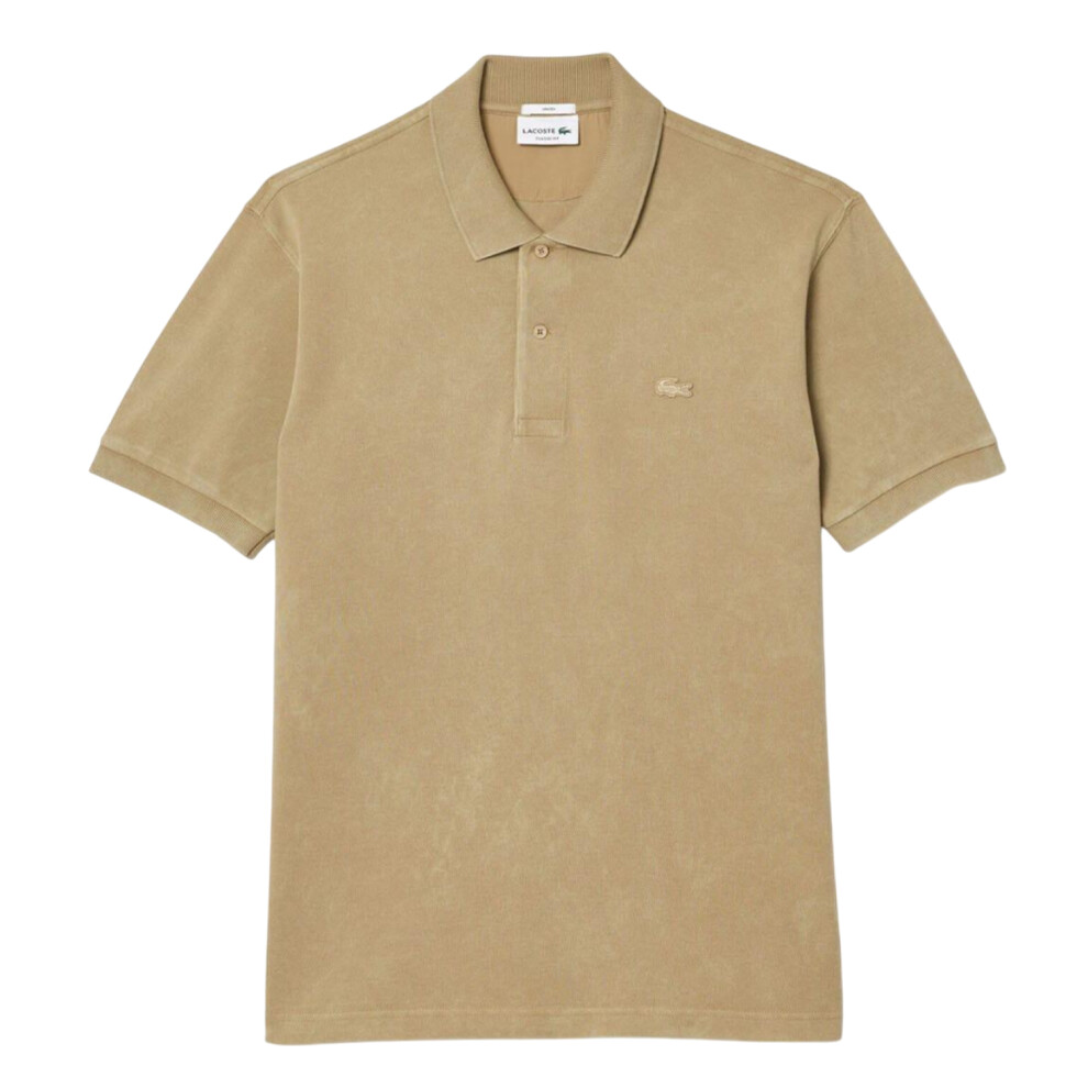 Lacoste (Xs, Beige) Unisex Adult Orginal L.12.12 Washed Classic Polo Shirt Cream,Multicoloured