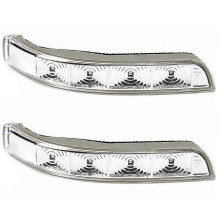 2X 876232P000 Luz de intermitente LED para espejo lateral compatible con Sorento 2009-2014 Lado del pasajero (derecho)