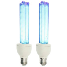lampadine a tubo UV ultravioletto E27, lampada di disinfezione germicida da 15W, lampada UV all'ozono 220V