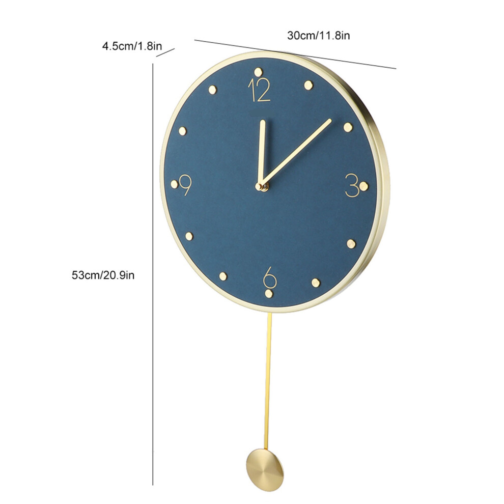 Classic Brass Pointer Wall Clock