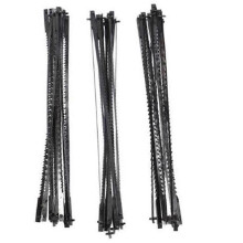 36 stuks figuurzaagbladen 127 mm koolstofstaal figuurzaagbladen met kruispen 15/18/24 tanden standaard