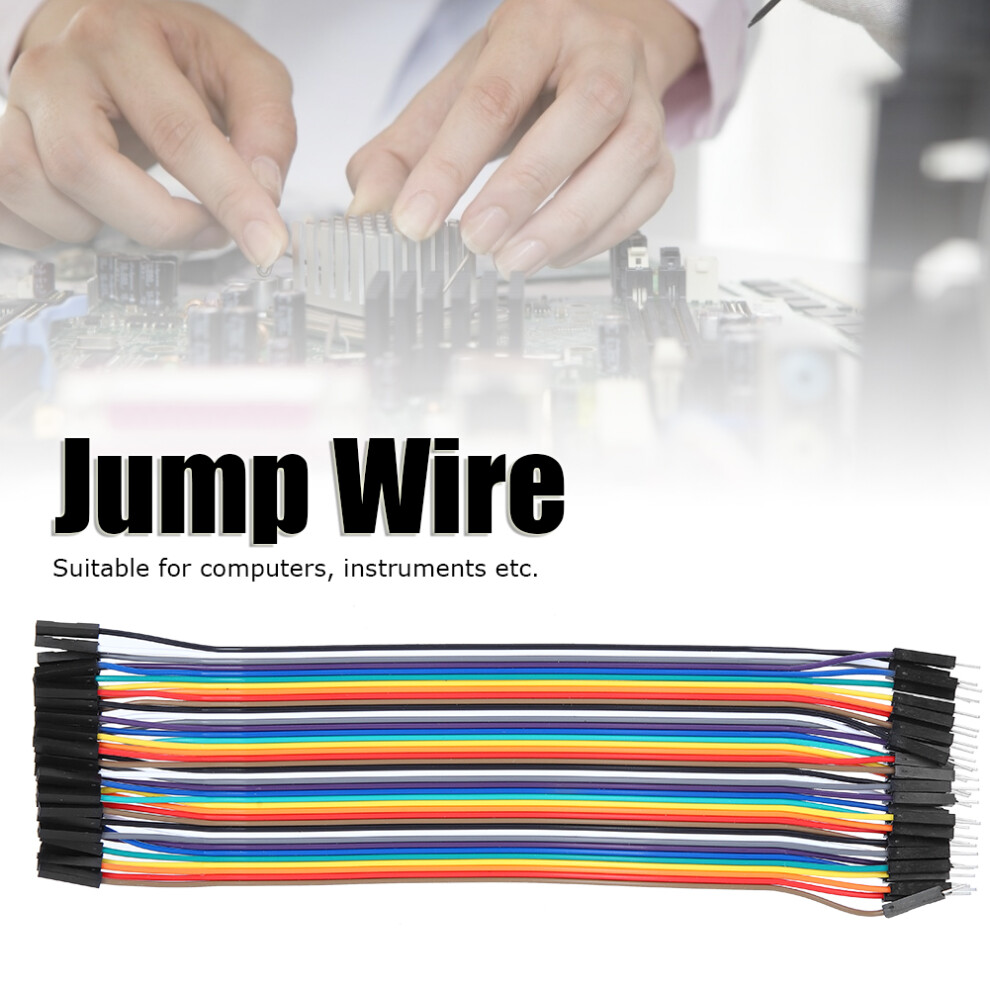 10 x Plastic Jumper Wires 2.54mm 20cm