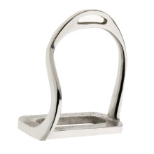 (4.25in, Silver) Lorina Bent Leg Safety Stirrup Irons