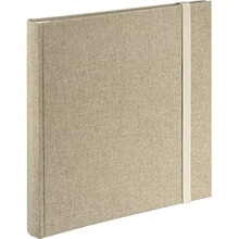 Fotoalbum - HAMA - Jumbo Tessuto - 30x30 cm - 60 witte pagina's - Beige