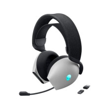 Dell Alienware AW725H draadloze Bluetooth en RF gaming hoofdtelefoon met ruisonderdrukking en intrekbare microfoon