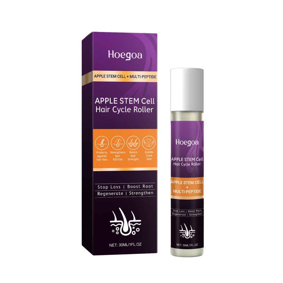 HOEGOA Hair Care Roller Ball Daily Nourishes Scalp Strengthening Hair Care Moisturizing Hair Vitality Essence Oil