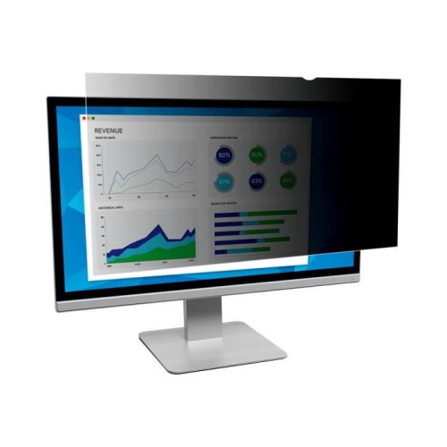3M 3M Datenschutzfilter für 25" Breitbildmonitor, 25 Zoll Anti-Spionage-Filter, schwarz