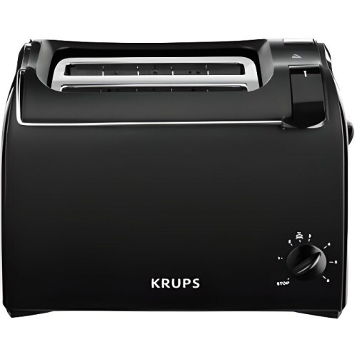 Krups Grille-pain KRUPS KH1518 - 2 tranches - Noir - 700 Watts