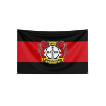 (F, 60 x 90cm) (60 x 90cm, A) Born Pretty 3x5 Bayer 04 Leverkusen Flag Polyester Printed Racing Sport Banner For Decor