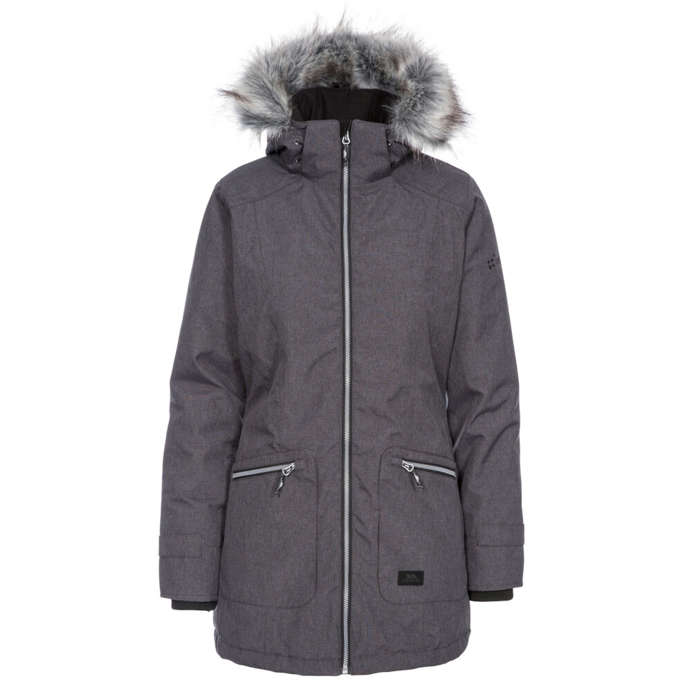Trespass Womens/Ladies Daybyday Waterproof Jacket - Black - Size 2XS - Image 3
