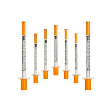50pcs/pack 1ml Syringe with 30g (8mm Long) Lab Supplies Individually Sealed Package