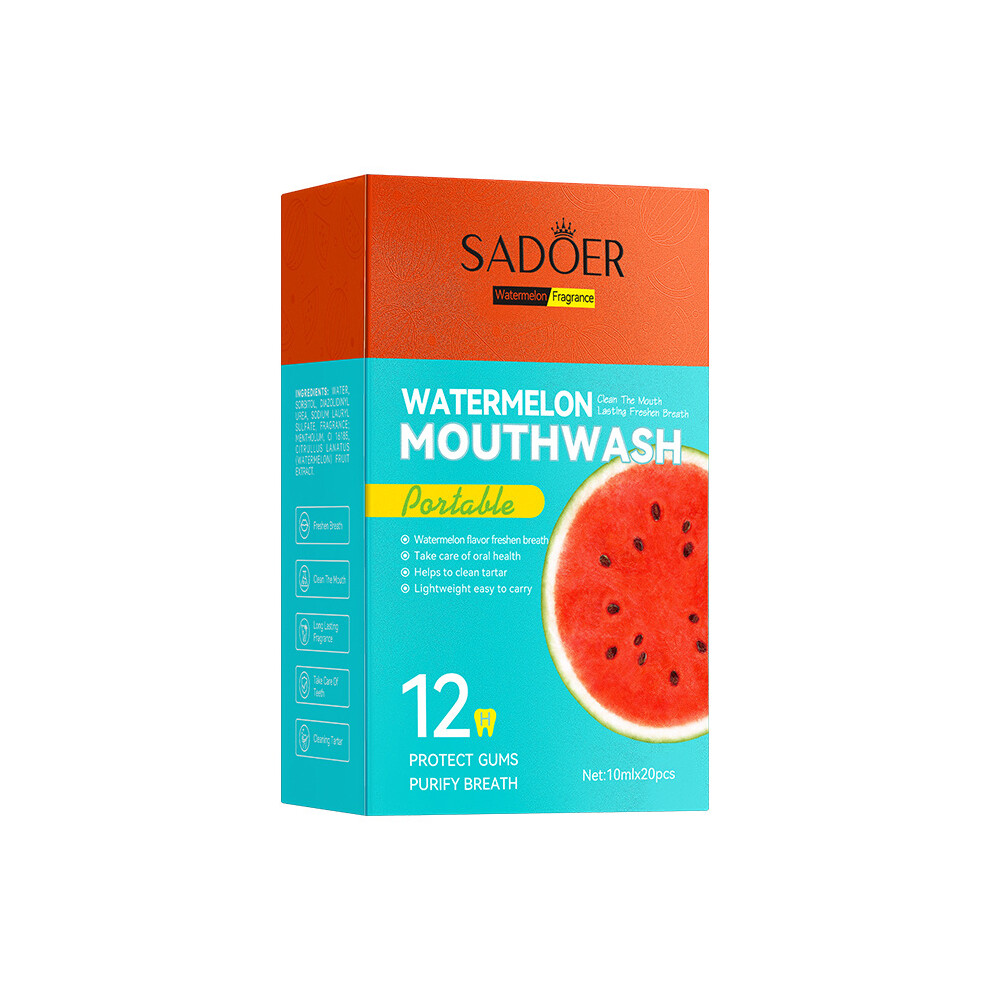 Mouthwash box SADOER disposable portable cleaning and care oral cavity