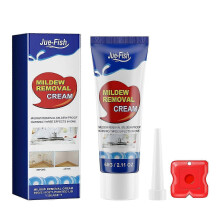 Powerful Mildew & Stain Remover Cream - Multi-Surface Cleaner for Walls, Tiles, Sinks & Washing Machines - Odor Elimination & Sterilization - 80g
