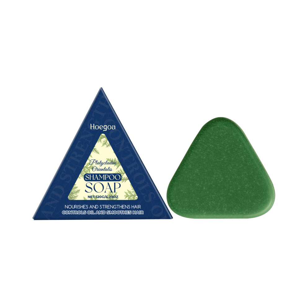 Hoegoa Arborvitae Leaf Shampoo Soap Daily cleansing, smooth hair, mild nourishing, refreshing and non-greasy soap