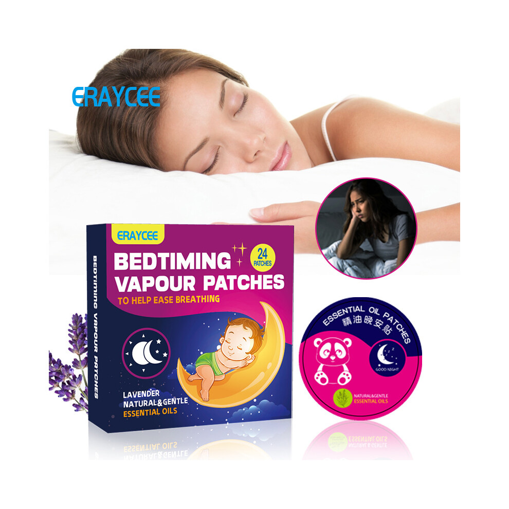 Lavender essential oil sleep patch essential oil good night patch sleeping home pillow 24 patches