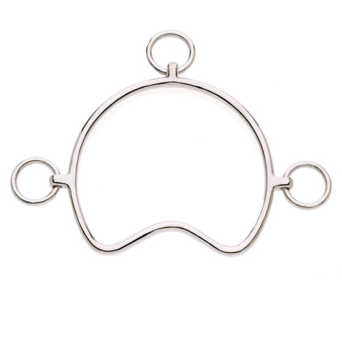 (6in, Silver) Lorina Chifney Bit