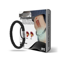 Men's Health Charm Bracelet - Lightweight PU & Alloy Prostate Support & Blood Circulation Enhancer - Stylish Wellness Accessory for Men's Vitality