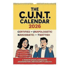 2026 The C.U.N.T. Calendar - Naughty Adult Advent Calendar 2026, 12 Months Of Unapologetic Sarcastic Humour