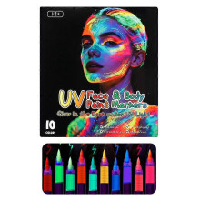 Luminous Body Paint Pen Face Paint Water-Soluble Face Painting Makeup Pen Holiday Festival Atmosphere Luminous Pen