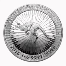 2016-os Ausztrál Kenguru emlékérme 1oz ezüst érme témájú gyűjthető ajándék