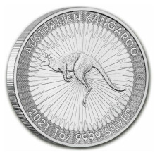 2021-es Ausztrál Kenguru emlékérme 1oz ezüst érme témájú gyűjtői ajándék