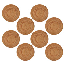 8x Rattan Woven Placemats,table Mats,non Slip Heat Resistant Place Mat,wicker Placemat,trivets For