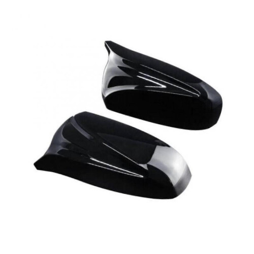 For X5 E70 X6 E71 2007-13 Side Wing Mirror Cover Caps Gloss Black Left+Right