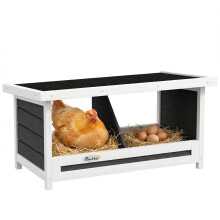 Ponederos para Gallinas Gris 66 x 37 x 34 cm