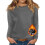 Women's high-neck long-sleeved top basic style cute-Dark Gray S 1