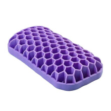 (Purple) Mouse Wrist Rest Pad Mouse Wrist Support Pad With NonSlip Base Honeycombs Wrist Rest for Desk White