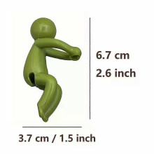 New product plant support creative little character plant cultivation indoor Indoor Flower Plant Vine Climbing Bracket